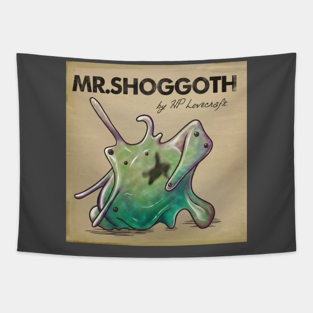 Mr.Shoggoth Tapestry by Cryptids-Hidden History