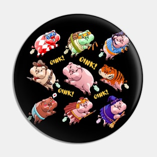 oink pigs costume party Pin