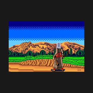 Pixel Art of Ara Mountain T-Shirt