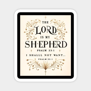 Psalm 23:1 The Lord Is My Shepherd Christian Magnet