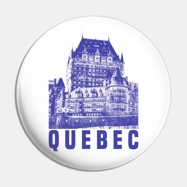 Quebec Pin by Den Vector