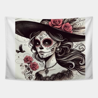 The vintage catrina Tapestry