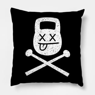 Cool Death by Kettlebell & Mace - Bone Colorway Pillow