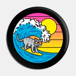 The Purrfect Wave Pin