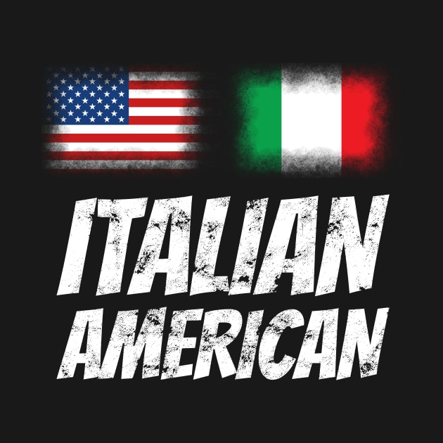 Flags of USA and Italy for Italian Americans by c1337s