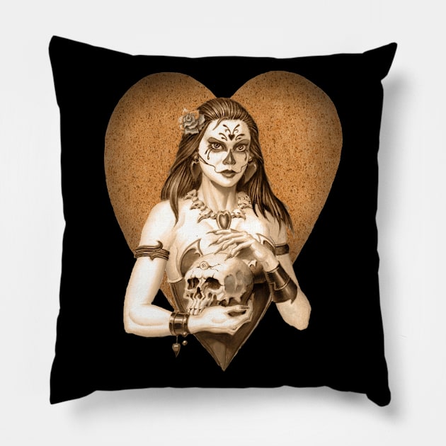 dia de los muertos Pillow by Paul_Abrams