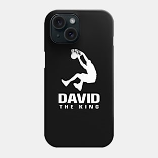 David Custom Player Basketball Your Name The King Phone Case