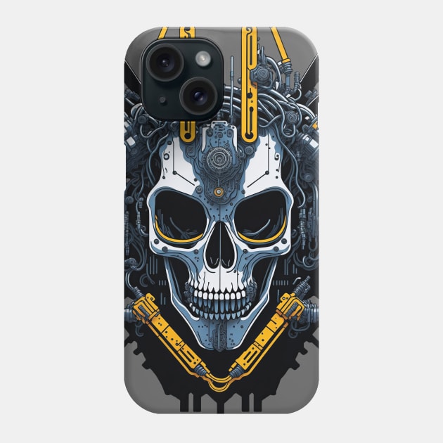 Mecha Skull S01 D99 Phone Case by Houerd