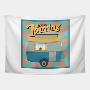 Vintage Touring Caravan Adventure Tapestry