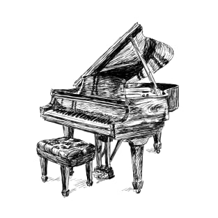 Piano Sketch T-Shirt