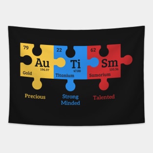 Autism Puzzle Chemistry Tapestry