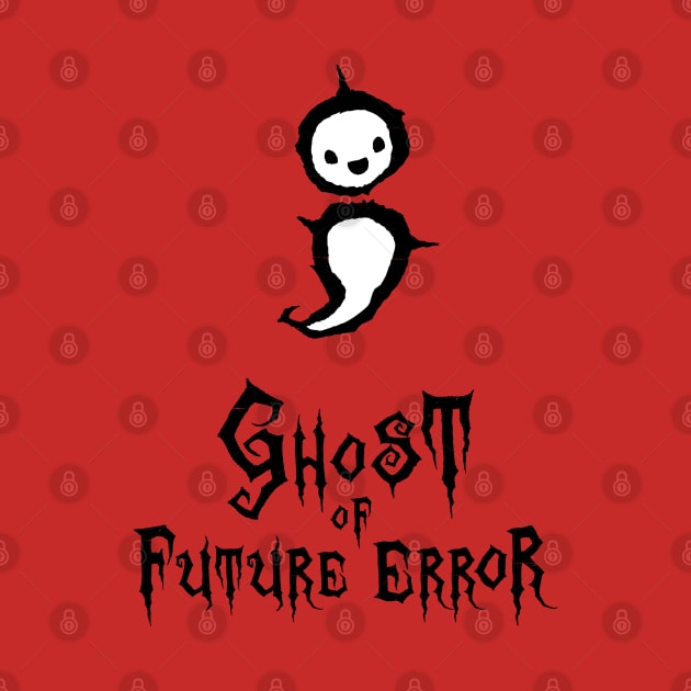 Programmer Ghost of Future (Semicolon) Error (black) by curiousQ