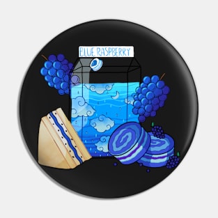 Blue Raspberry Snacks Pin