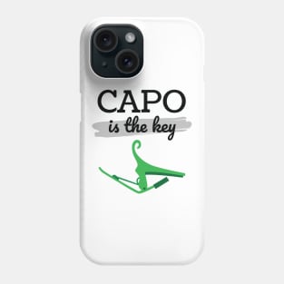 Capo is the Key Green Capo Light Theme Phone Case