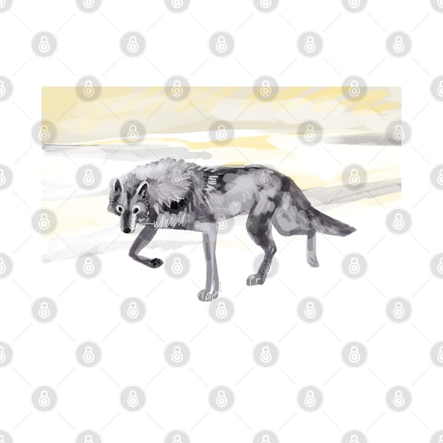 Arctic wolf #3 by belettelepink