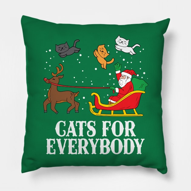 Cats for Everybody! Pillow by BodinStreet