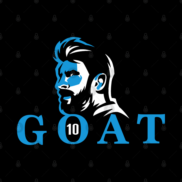 Leo Messi GOAT, Argentina Football by FanSwagUnltd