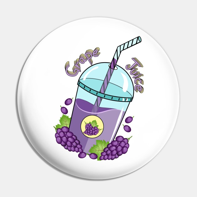 Grape Juice Pin by Designoholic