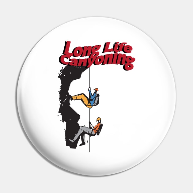 Long Life Canyoning Pin by wiswisna