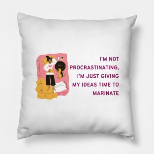 Infj Type Procrastinating Pillow