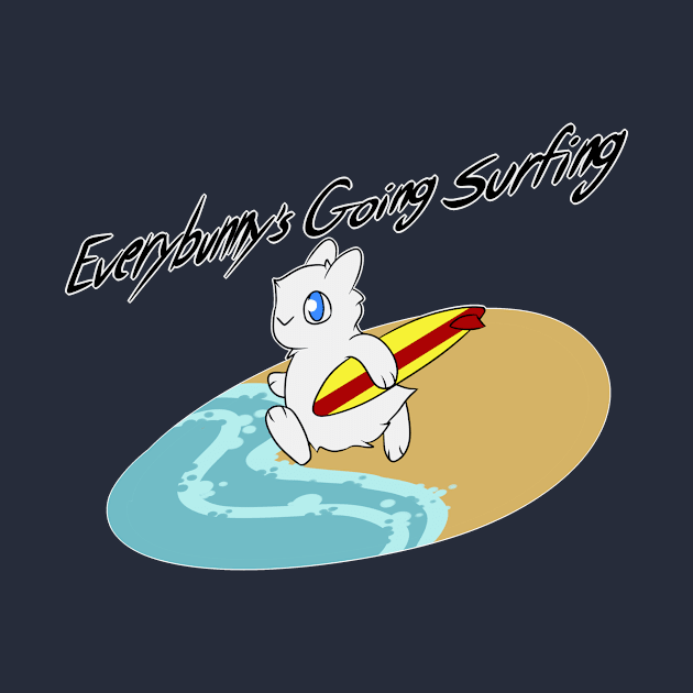 Everybunny's Going Surfing by SpacedHam