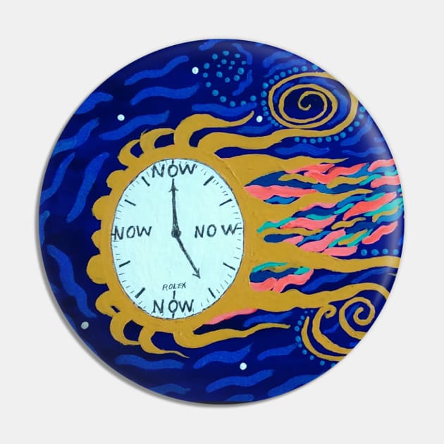 Now Is The Best Time Pin by GarryGreenwood