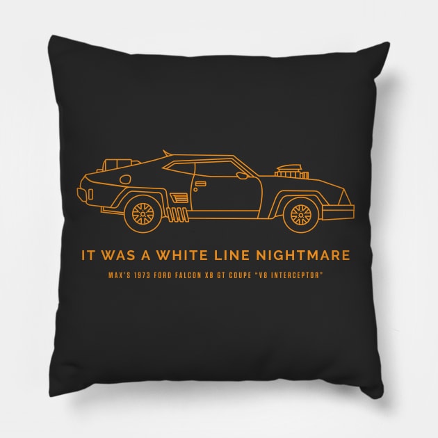 "Vehicles I: 1980's Sci-Fi" Series- MAD MAX Pillow by TGIM