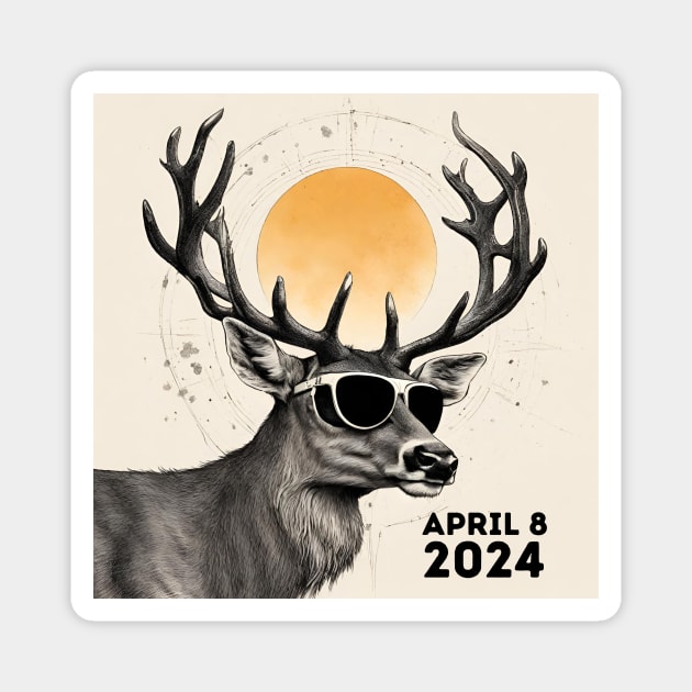 2024 Solar Eclipse Deer In The Sun And Moon Solar Eclipse 2024   55571992 0 