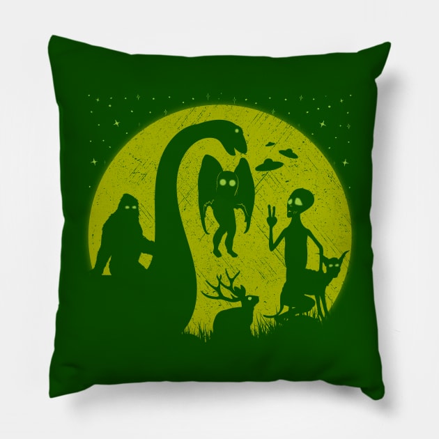 Cryptid Pillow by Tesszero