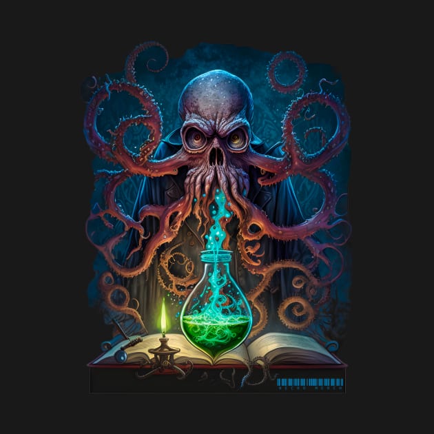 Sorcerer Octopus - Necro Merch by NecroMerch