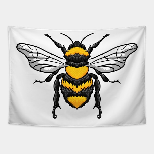 Bee Tapestry by Sticker Steve