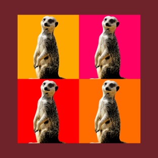 Meerkat Pop Art T-Shirt