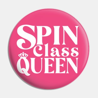 Spin Class Queen is a cute gift for spin bike exercise enthusiasts. Pin