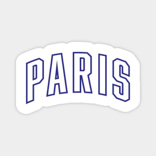 Paris Blue Outline Magnet