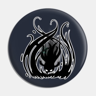 Descending Dark hollow knight Pin