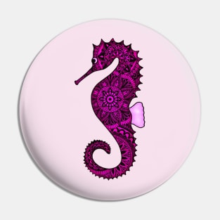 Seahorse (pink) Pin