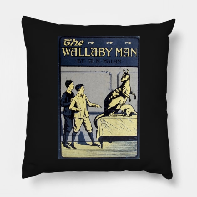 The Wallaby Man Pillow by Donkeh23