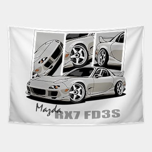 Mazda RX7, JDM, Japanese cars Tapestry