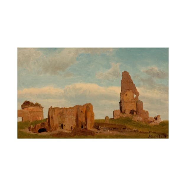 Ruins - Campagna of Rome by Albert Bierstadt by Classic Art Stall