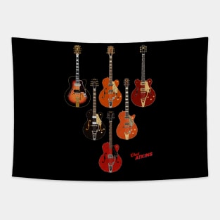 Chet Atkins Iconic Guitars Tapestry