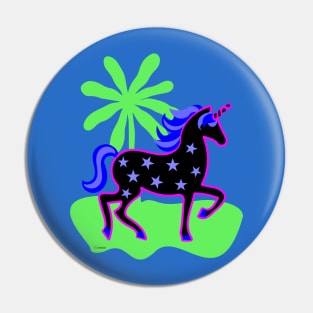 Neon Unicorn Pin