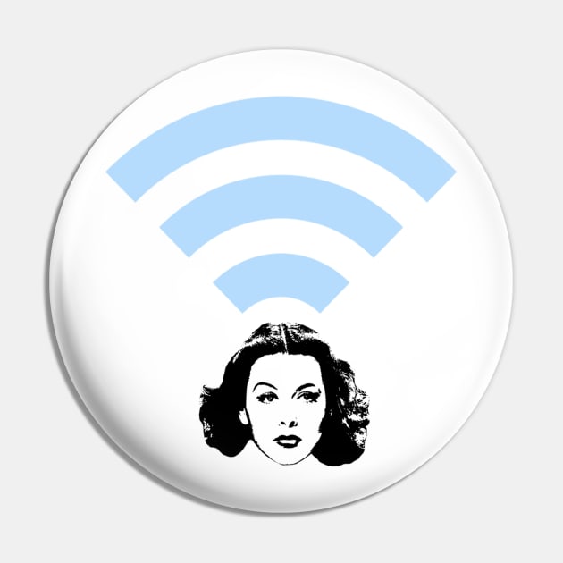 Godmother of Wi-Fi Pin by Philip_de_Goya