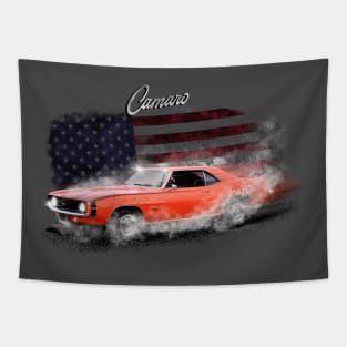 Classic American Muscle the Sublime Camaro 350 SS by MotorManiac Tapestry