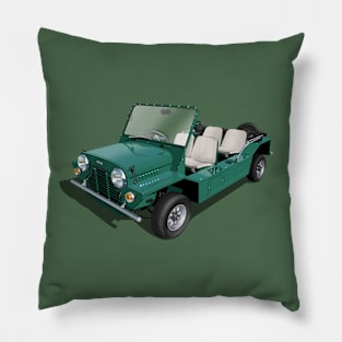 Austin Mini Moke in green Pillow