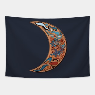 Where surrendered dreams dare go (Crescent) Tapestry