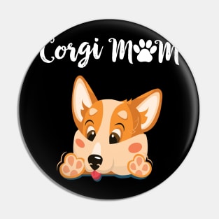 Corgi Mom (252) Pin