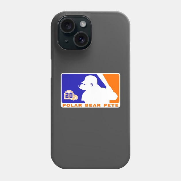 NY METS POLAR BEAR PETE #20 Phone Case by ATOMIC PASSION