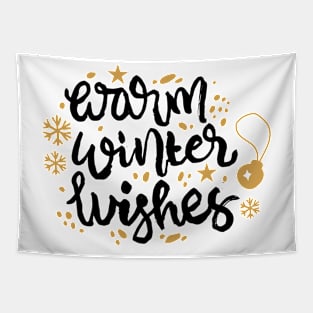 warm winter wishes Tapestry