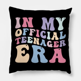 In My Official Teenager Era Pillow