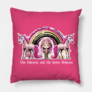 The Unicorn and the brave Princess Pillow